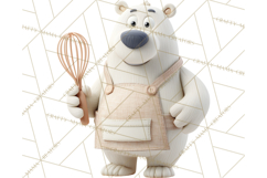 Cozy Christmas Bakery Gingerbread Clip Art PNG Festive Mini Product Image 4