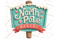 Cozy Christmas Bakery Gingerbread Clip Art PNG Festive Mini Product Image 5