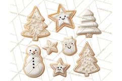 Cozy Christmas Bakery Gingerbread Clip Art PNG Festive Mini Product Image 2