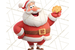 Cozy Christmas Bakery Gingerbread Clip Art PNG Festive Mini Product Image 5