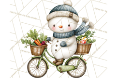 Christmas Snowman Clipart PNG Winter Holiday Characters Pnga Product Image 4