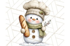 Christmas Snowman Clipart PNG Winter Holiday Characters Pnga Product Image 4