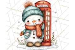 Christmas Snowman Clipart PNG Winter Holiday Characters Pnga Product Image 4