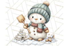 Christmas Snowman Clipart PNG Winter Holiday Characters Pnga Product Image 3
