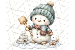 Christmas Snowman Clipart PNG Winter Holiday Characters Pnga Product Image 3