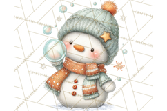 Christmas Snowman Clipart PNG Winter Holiday Characters Pnga Product Image 4