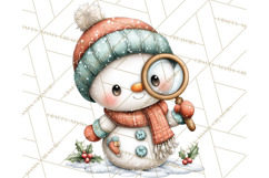 Christmas Snowman Clipart PNG Winter Holiday Characters Pnga Product Image 5