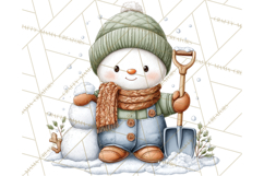 Christmas Snowman Clipart PNG Winter Holiday Characters Pnga Product Image 2