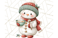 Christmas Snowman Clipart PNG Winter Holiday Characters Pnga Product Image 2