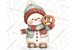 Christmas Snowman Clipart PNG Winter Holiday Characters Pnga Product Image 5