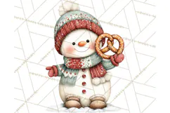 Christmas Snowman Clipart PNG Winter Holiday Characters Pnga Product Image 5