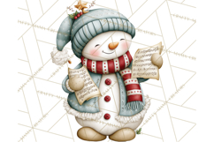 Christmas Snowman Clipart PNG Winter Holiday Characters Pnga Product Image 2