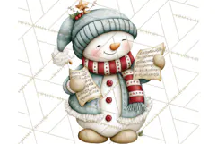 Christmas Snowman Clipart PNG Winter Holiday Characters Pnga Product Image 2