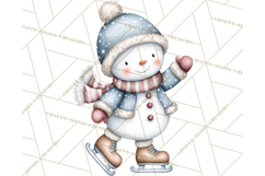 Christmas Snowman Clipart PNG Winter Holiday Characters Pnga Product Image 4
