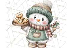 Christmas Snowman Clipart PNG Winter Holiday Characters Pnga Product Image 5
