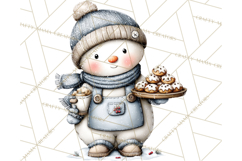 Christmas Snowman Clipart PNG Winter Holiday Characters Pnga Product Image 3