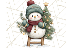 Christmas Snowman Clipart PNG Winter Holiday Characters Pnga Product Image 2