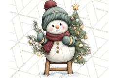 Christmas Snowman Clipart PNG Winter Holiday Characters Pnga Product Image 2