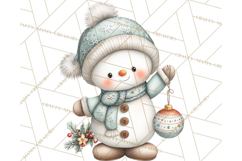 Christmas Snowman Clipart PNG Winter Holiday Characters Pnga Product Image 3