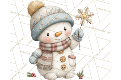 Christmas Snowman Clipart PNG Winter Holiday Characters Pnga Product Image 2