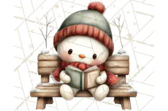 Christmas Snowman Clipart PNG Winter Holiday Characters Pnga Product Image 3