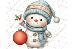 Christmas Snowman Clipart PNG Winter Holiday Characters Pnga Product Image 3
