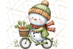 Christmas Snowman Clipart PNG Winter Holiday Characters Pnga Product Image 4