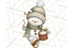 Christmas Snowman Clipart PNG Winter Holiday Characters Pnga Product Image 2