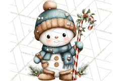 Christmas Snowman Clipart PNG Winter Holiday Characters Pnga Product Image 2