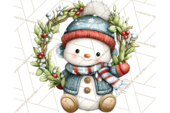 Christmas Snowman Clipart PNG Winter Holiday Characters Pnga Product Image 5