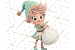 Cozy Christmas Bakery Gingerbread Clip Art PNG Festive Mini Product Image 4