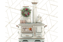 Cozy Christmas Bakery Gingerbread Clip Art PNG Festive Mini Product Image 2