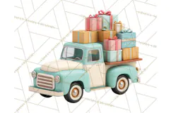 Cozy Christmas Bakery Gingerbread Clip Art PNG Festive Mini Product Image 4