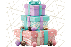 Cozy Christmas Bakery Gingerbread Clip Art PNG Festive Mini Product Image 2