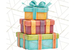 Cozy Christmas Bakery Gingerbread Clip Art PNG Festive Mini Product Image 3