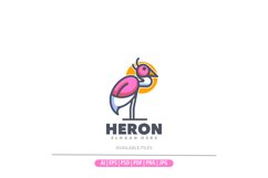 Heron outline simple Product Image 1