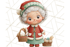 Tropical Santa Clipart Beach Christmas Clip Art Holiday PNG Product Image 2