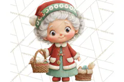 Tropical Santa Clipart Beach Christmas Clip Art Holiday PNG Product Image 2