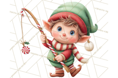 Tropical Santa Clipart Beach Christmas Clip Art Holiday PNG Product Image 3