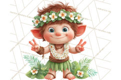 Tropical Santa Clipart Beach Christmas Clip Art Holiday PNG Product Image 5