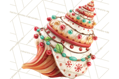 Tropical Santa Clipart Beach Christmas Clip Art Holiday PNG Product Image 4