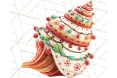 Tropical Santa Clipart Beach Christmas Clip Art Holiday PNG Product Image 4