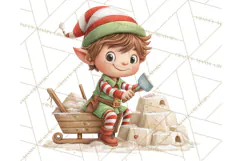 Tropical Santa Clipart Beach Christmas Clip Art Holiday PNG Product Image 3