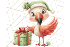 Tropical Santa Clipart Beach Christmas Clip Art Holiday PNG Product Image 2