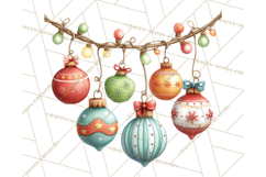 Tropical Santa Clipart Beach Christmas Clip Art Holiday PNG Product Image 3