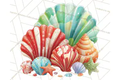 Tropical Santa Clipart Beach Christmas Clip Art Holiday PNG Product Image 4