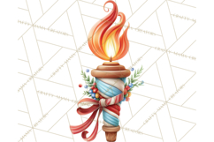 Tropical Santa Clipart Beach Christmas Clip Art Holiday PNG Product Image 3