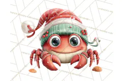 Tropical Santa Clipart Beach Christmas Clip Art Holiday PNG Product Image 5