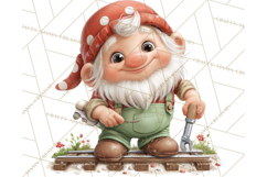 Gnome Train Clipart Holiday Express Clip Art Christmas Product Image 4