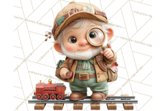 Gnome Train Clipart Holiday Express Clip Art Christmas Product Image 3